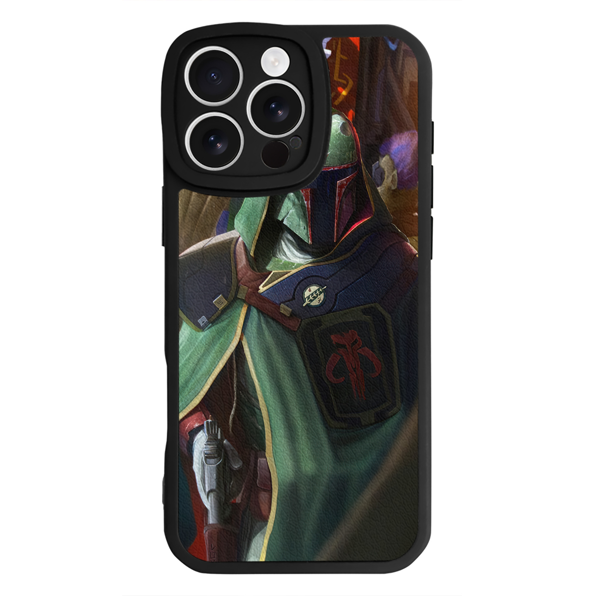 （画像用） スター・ウォーズ Star Wars 【iPhone 16シリーズ対応】シリコンスマホケース（レザー調） 材質：シリコン